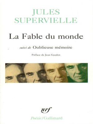 cover image of La Fable du monde / Oublieuse mémoire